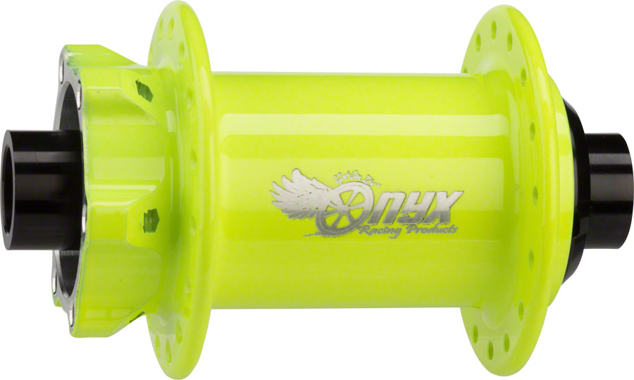 Onyx MTB Front Hub - 15 x 110mm Boost, 6-Bolt, Fluorescent Yellow