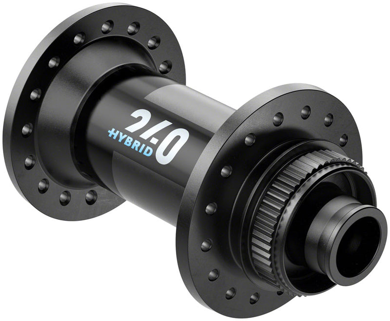 DT Swiss 240 Hybrid Front Hub - 15 x 110mm Center-Lock Black 32H