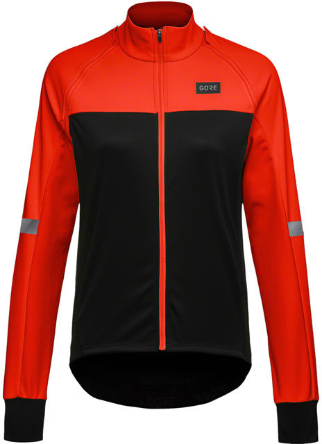 GORE Phantom Jacket - Black/Fireball, Women's, Small-0