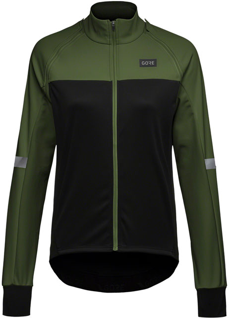 GORE Phantom Jacket - Black/Green, Women's, Small-0