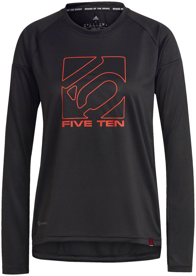 Five Ten Long Sleeve Jersey - Black, Women's, Small