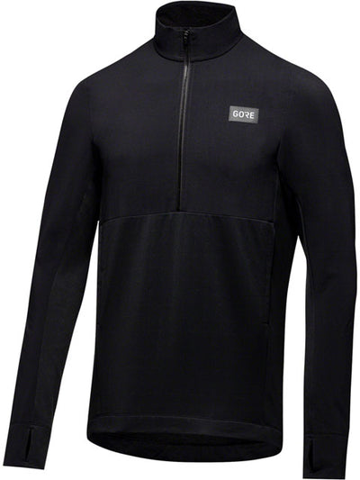 GORE Trail KPR Hybrid 1/2-Zip Jersey - Black, Men's, X-Large