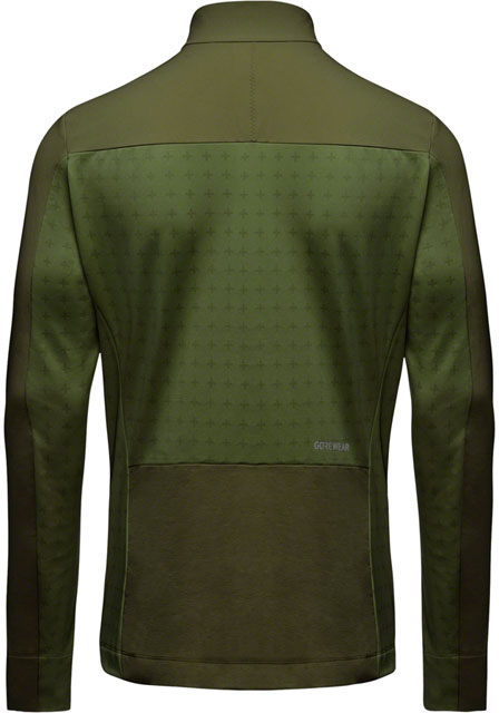 GORE Trail KPR Hybrid 1/2-Zip Jersey - Utility Green, Men's, Medium-1