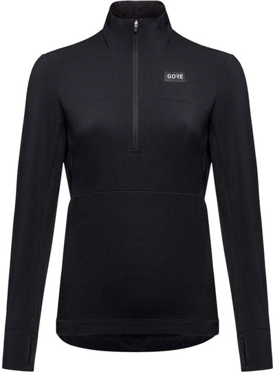GORE Trail KPR Hybrid 1/2-Zip Jersey - Black, Women's, Medium