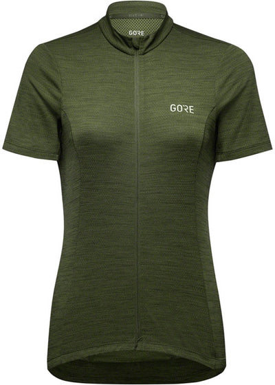 GORE C3 Jersey - Utility Green, Women's, Large, 12-14