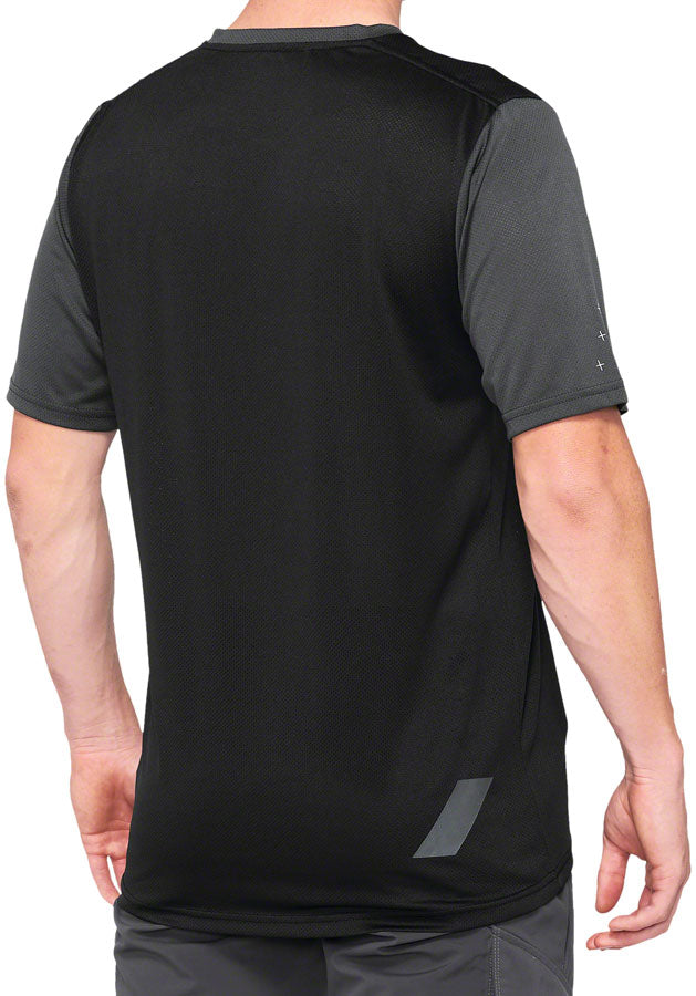 100% Ridecamp Jersey - Charcoal/Black, Large