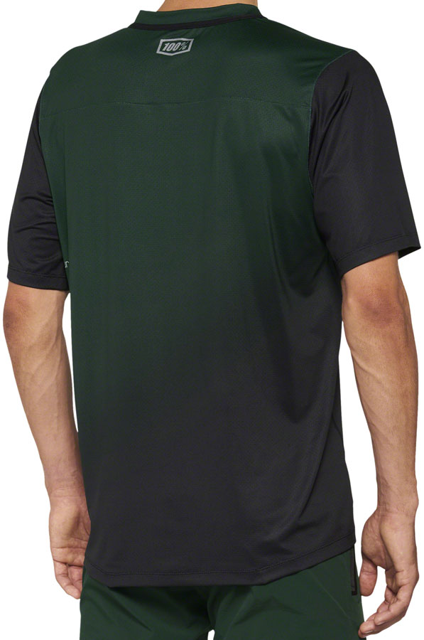 100% Celium Jersey - Green/Black, Short Sleeve, Men's, X-Large