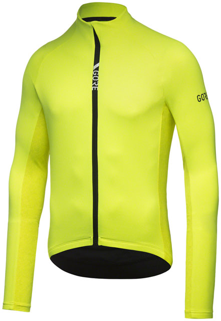 GORE C5 Thermo Jersey - Yellow/Utility Green, Men's, Large-2