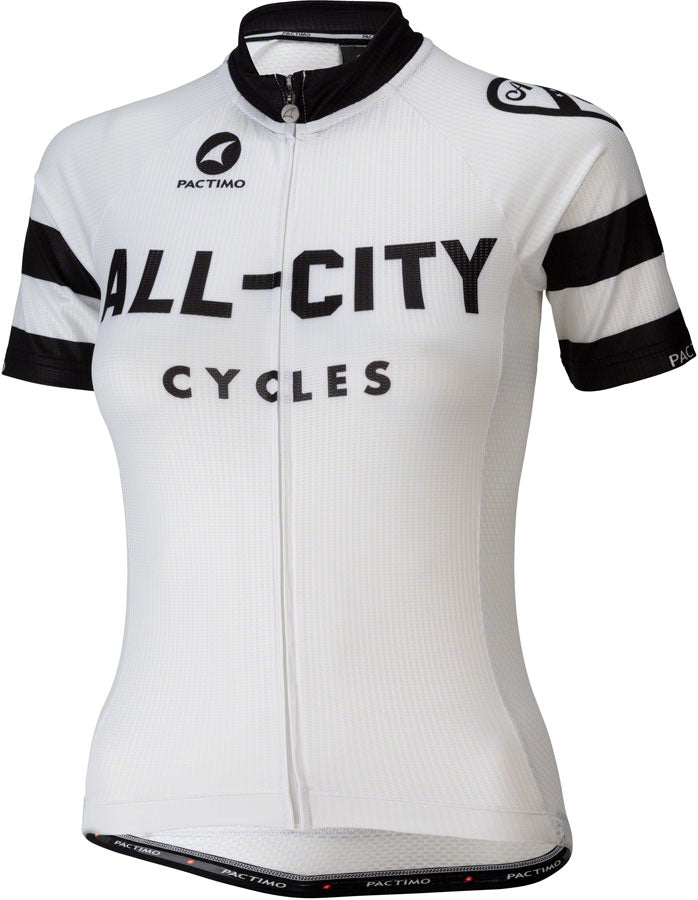 All-City Classic Jersey - White/Black, Short Sleeve, Women's, X-Small