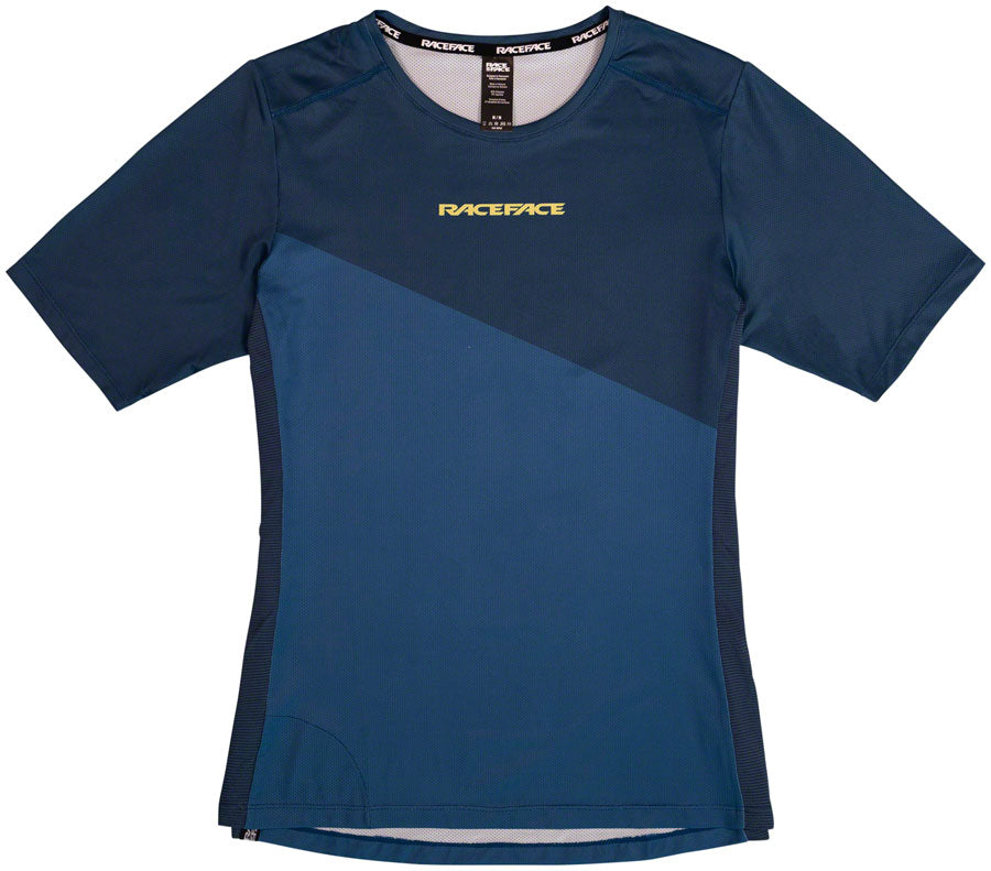 RaceFace Indy Short Sleeve Jersey - Navy, Women's, Small