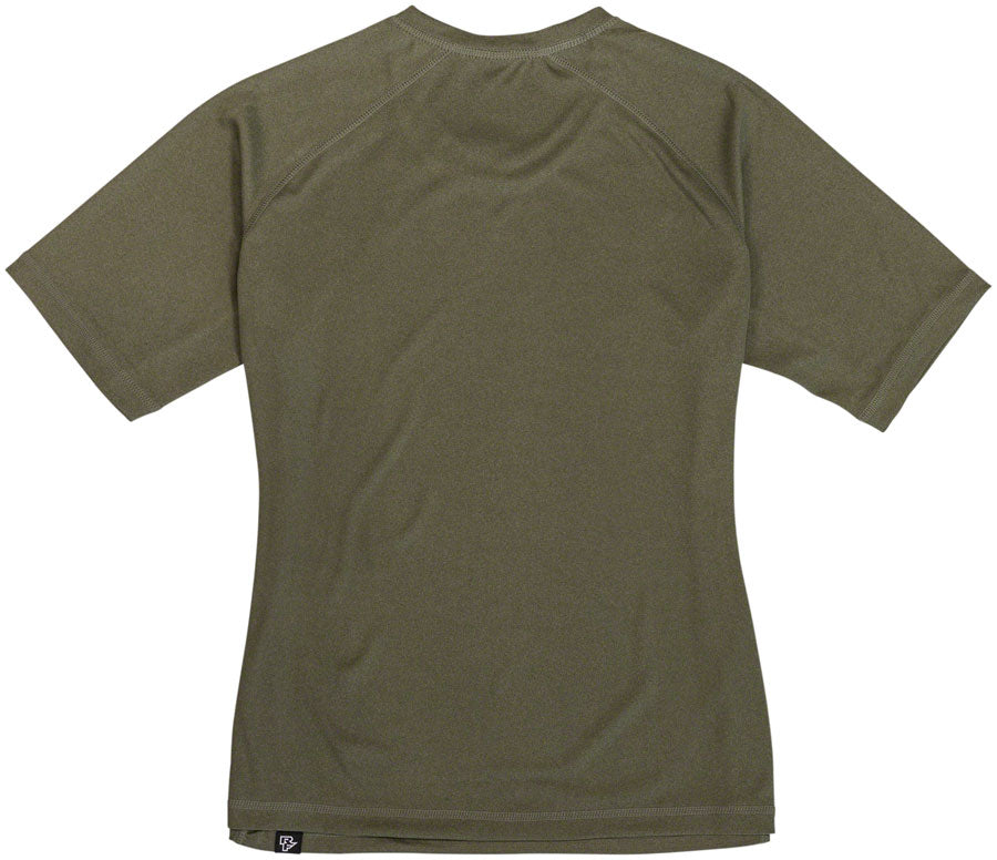 RaceFace Nimby Short Sleeve Jersey - Olive, Women's, Small