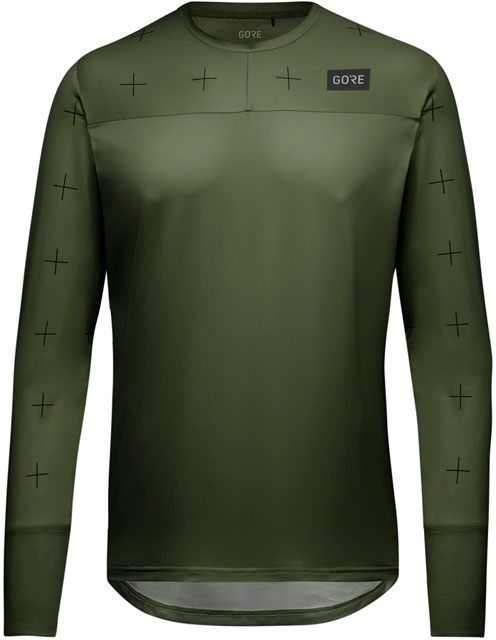 GORE Trail KPR Daily Jersey - Long Sleeve, Utility Green, Men's, Large