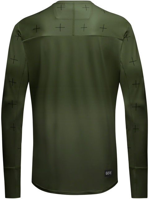 GORE Trail KPR Daily Jersey - Long Sleeve, Utility Green, Men's, X-Large