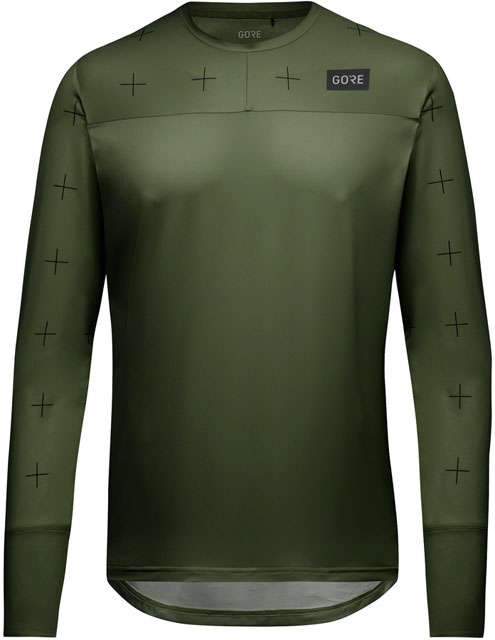 GORE Trail KPR Daily Jersey - Long Sleeve, Utility Green, Men's, Small-0