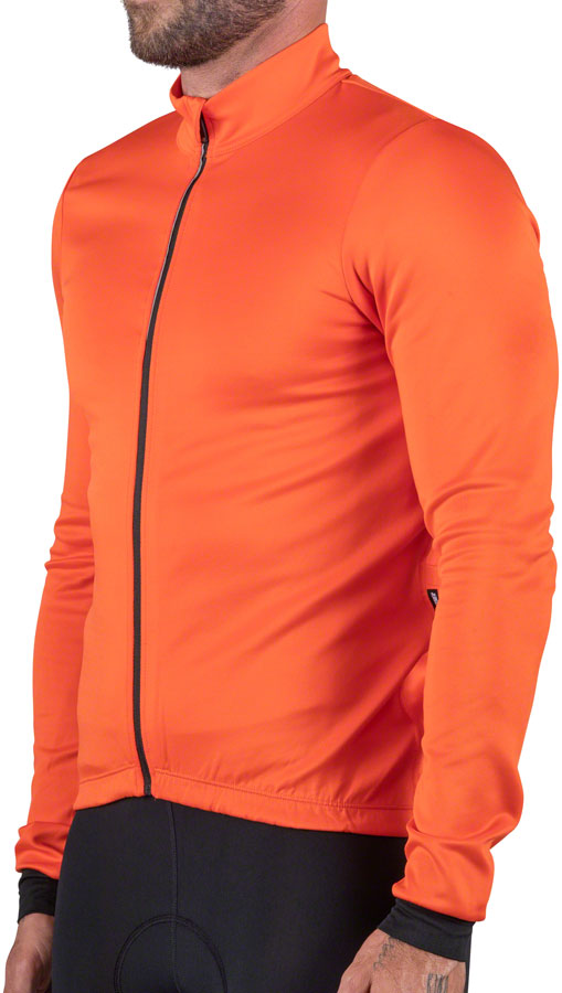 Bellwether Prestige Thermal Long Sleeve Jersey - Orange, Men's, Small