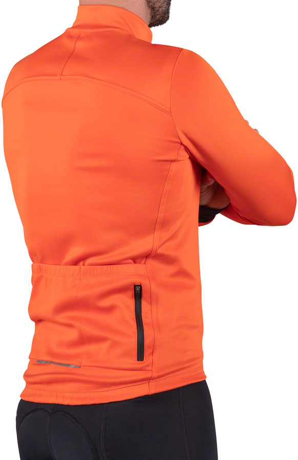 Bellwether Prestige Thermal Long Sleeve Jersey - Orange, Men's, Small