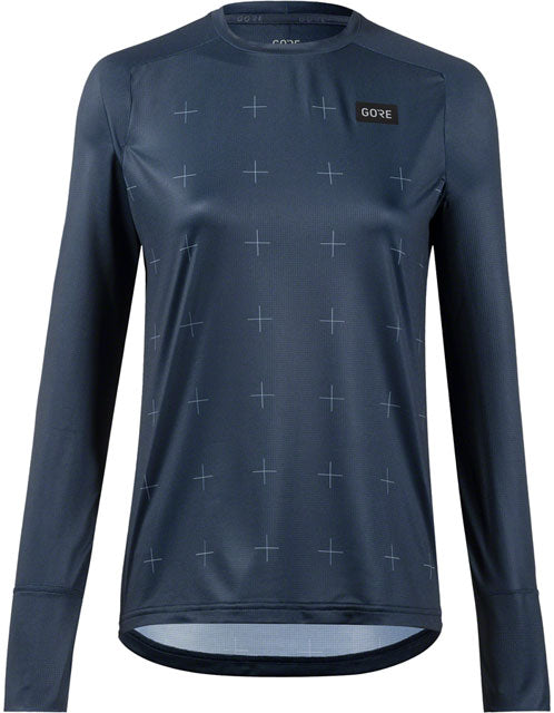 GORE Trail KPR Daily Jersey - Long Sleeve, Orbit Blue, Women's, Large-1