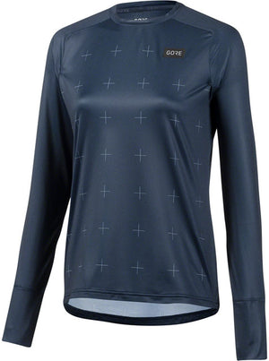 GORE Trail KPR Daily Jersey - Long Sleeve, Orbit Blue, Women's, Large