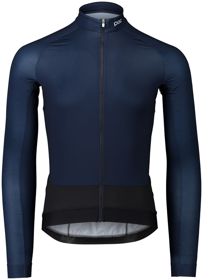POC Essential Road Jersey - Long Sleeve, Navy, Small