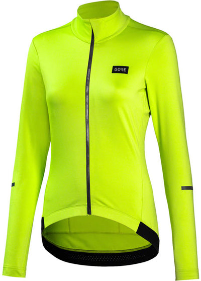 Gore Progress Thermo Jersey - Neon Yellow, Womens,  X-Small/0-2
