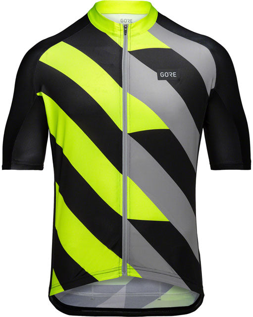 GORE Signal Jersey - Black/Neon Yellow, Men's, Medium-0