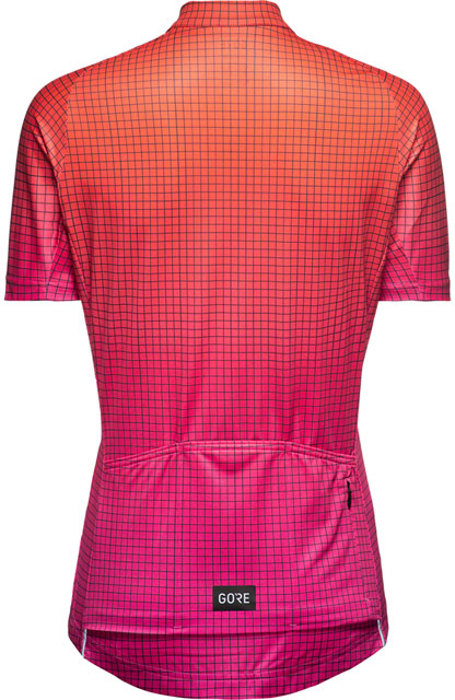 GORE Grid Fade Jersey - Process Pink/Fireball, Women's, Small-1