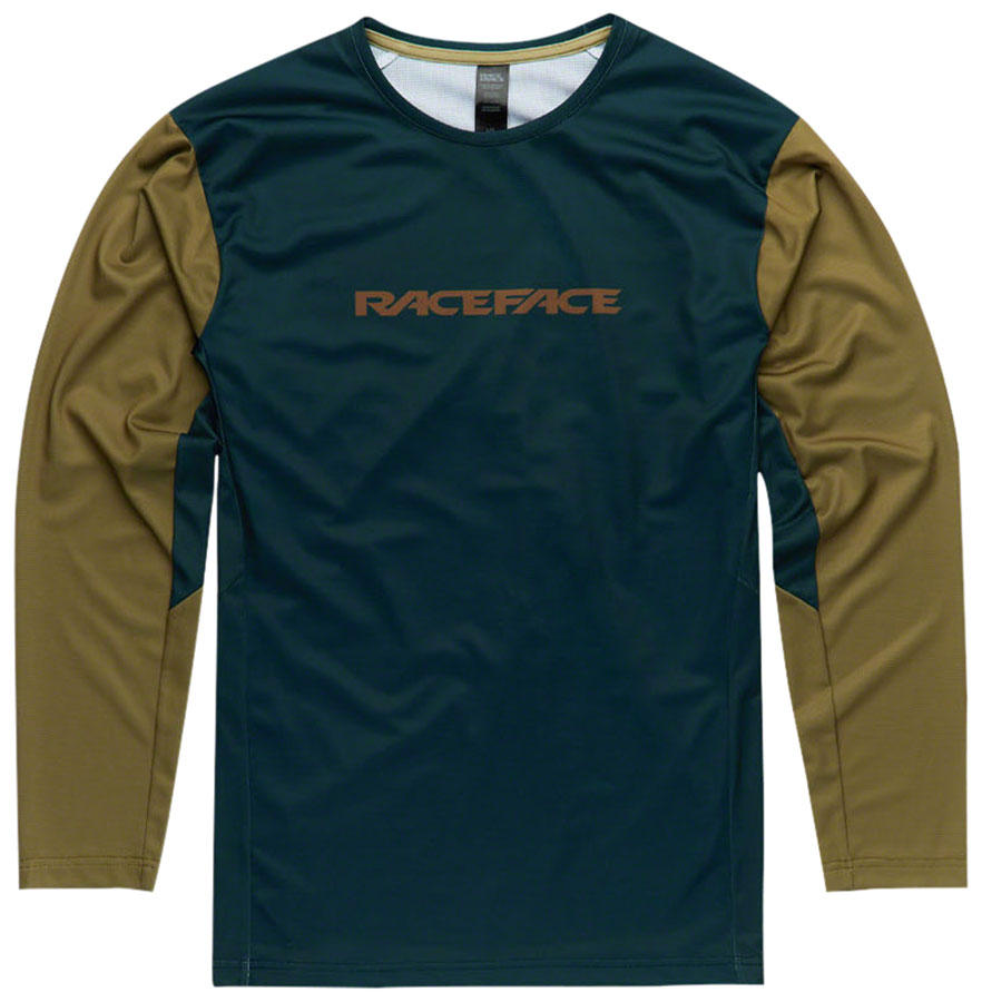 RaceFace Indy Jersey - Long Sleeve, Men's, Pine, Large