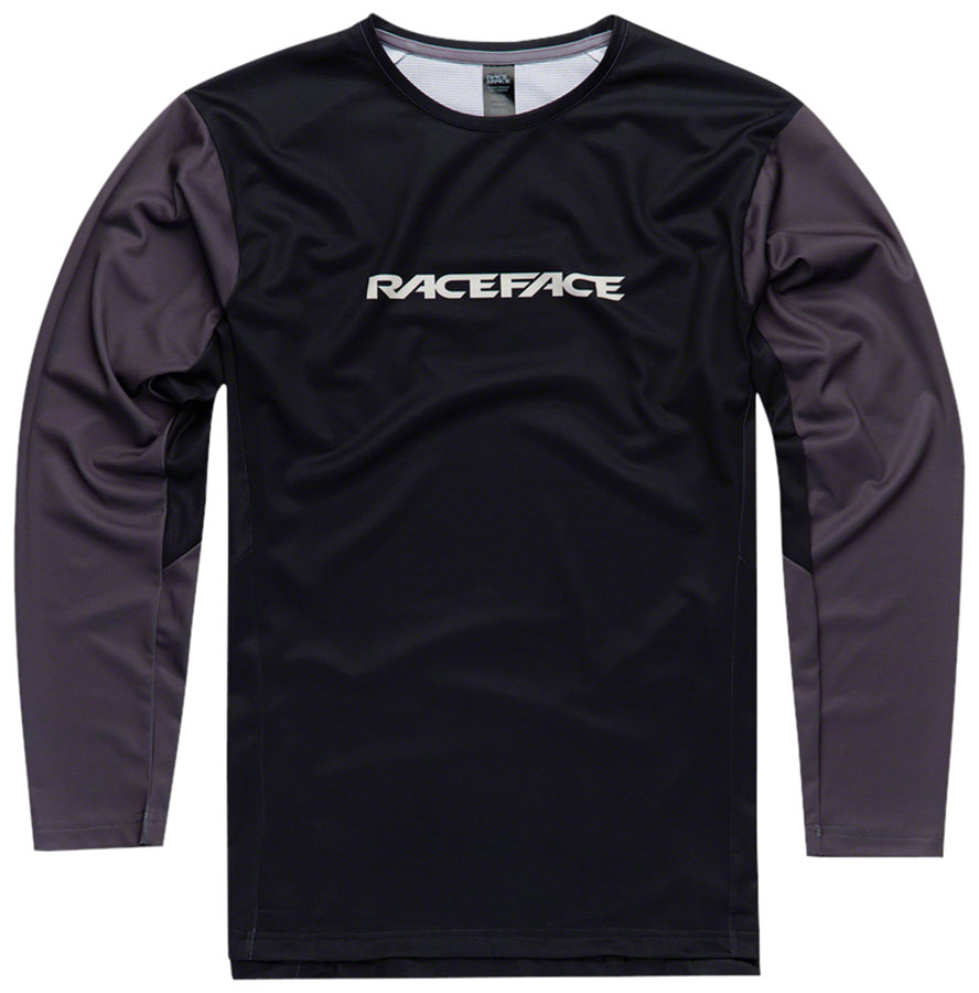 RaceFace Indy Jersey - Long Sleeve, Men's, Charcoal, Medium
