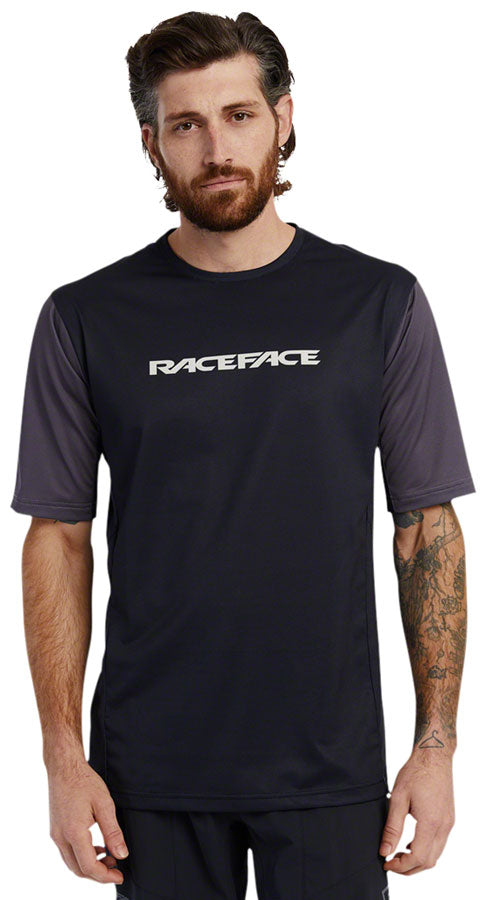 RaceFace Indy Jersey - Short Sleeve, Men's, Charcoal, X-Large