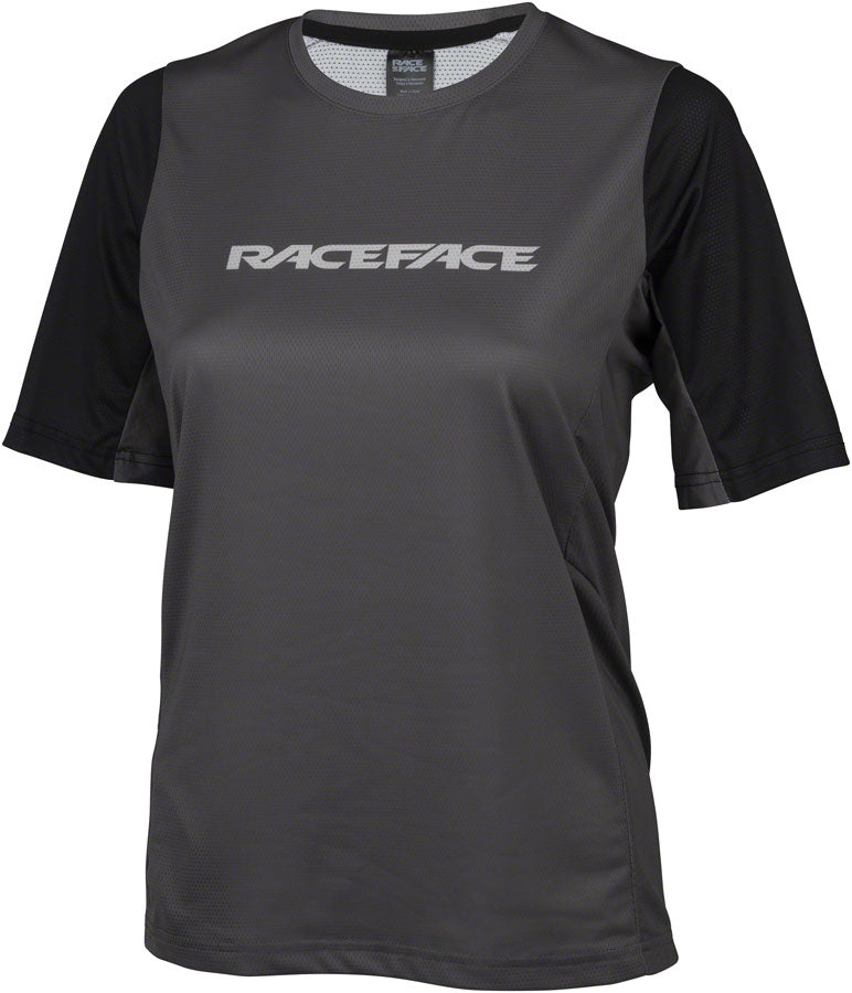 RaceFace Indy Jersey - Short Sleeve, Women's, Charcoal, Large