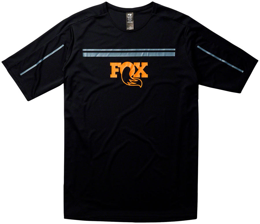 FOX Hightail Short Sleeve Jersey - Black, Large