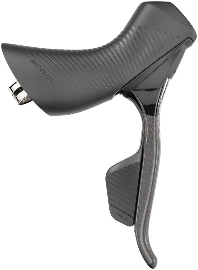 SRAM Force AXS HRD eTap Shift/Brake Lever and Hydraulic Disc Brake Caliper - Right/Rear, Flat Mount, 20mm Offset, Iridescent Gray/Blk, D2