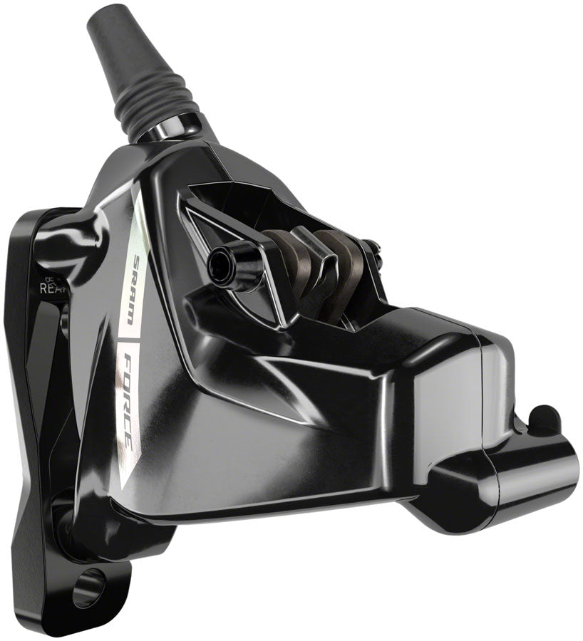 SRAM Force AXS HRD eTap Shift/Brake Lever and Hydraulic Disc Brake Caliper - Right/Rear, Flat Mount, 20mm Offset, Iridescent Gray/Blk, D2