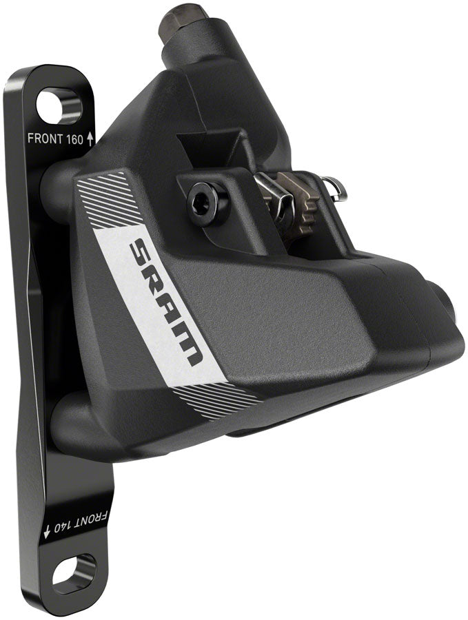 SRAM Apex AXS eTap Shift/Brake Lever and Hydraulic Disc Brake Caliper - Left/Front, 12-Speed, Flat Mount, 20mm Offset, Black, D1