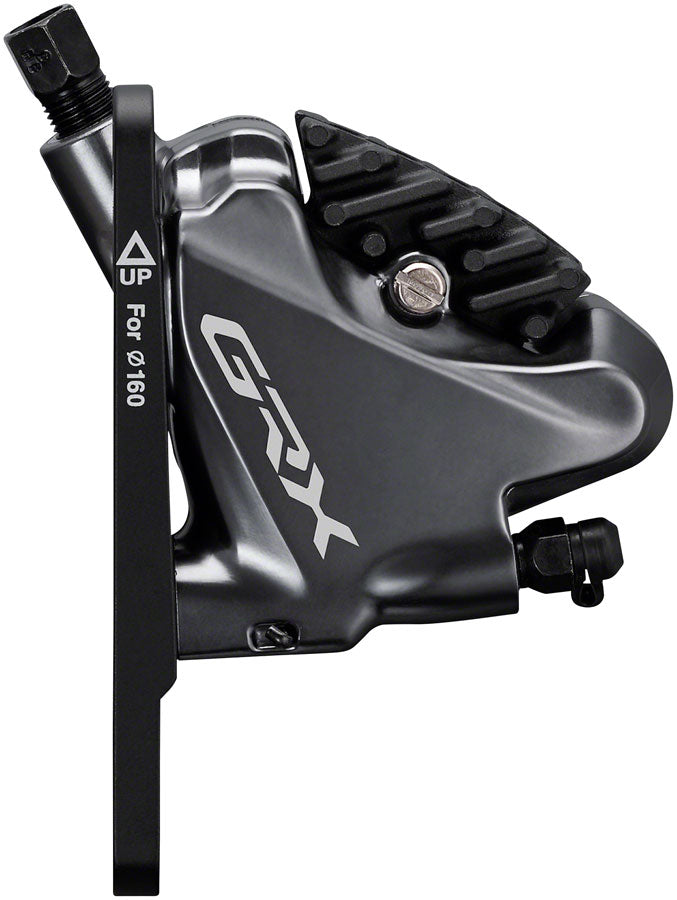 Shimano GRX ST-RX810 Shifter/Brake Lever with BR-RX810 Hydraulic Disc Brake Caliper - Left/Front, 2x, Flat Mount Caliper