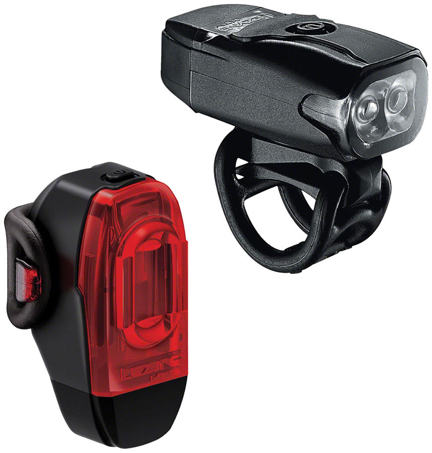 Lezyne KTV Drive+ and KTV Drive Headlight and Taillight Set - Black