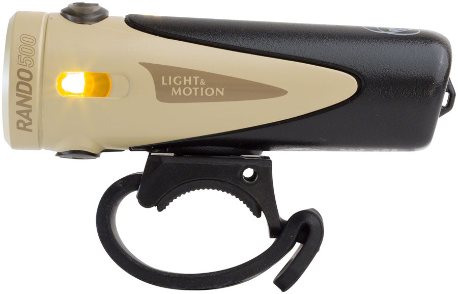 Light and Motion Rando 500 Headlight - 500 Lumens, Handlebar Mount, Black/Silver