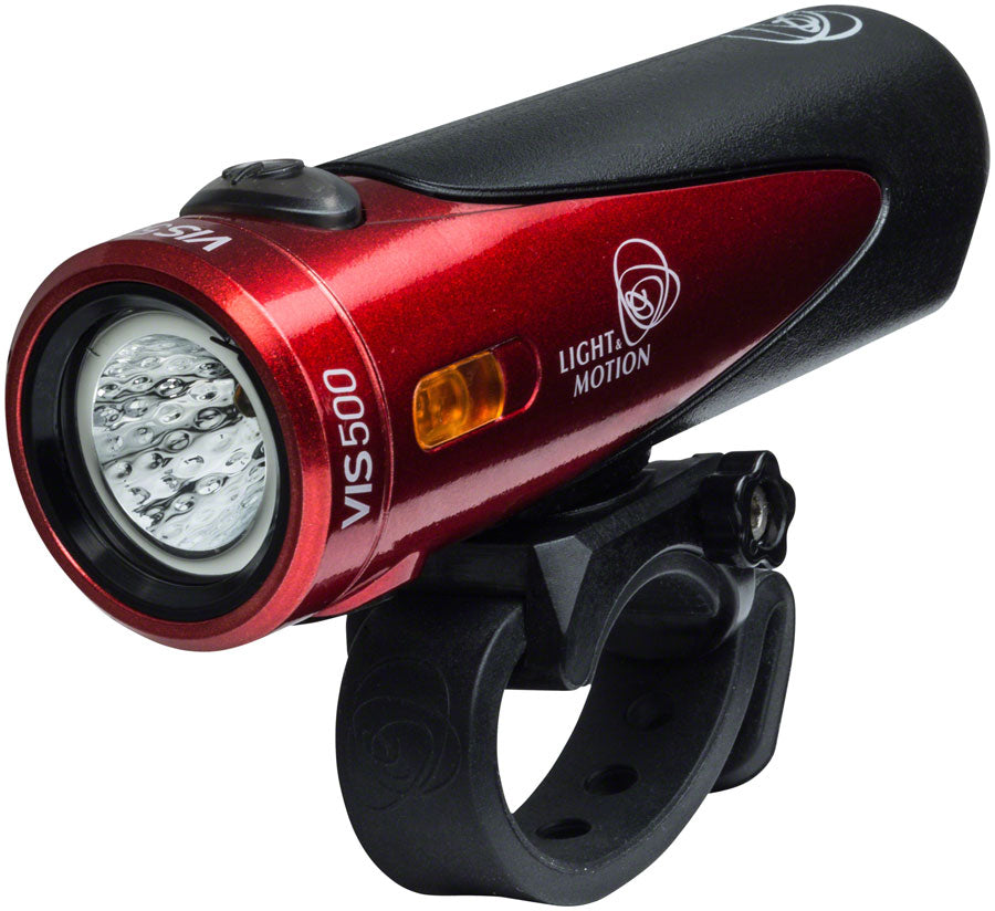 Light and Motion VIS 500 Rechargeable Headlight: Racer Red/Black