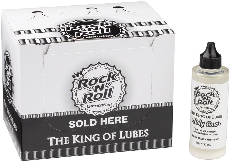 Rock-N-Roll Holy Cow Bike Chain Lube - 4oz, Drip, POP Box of 12