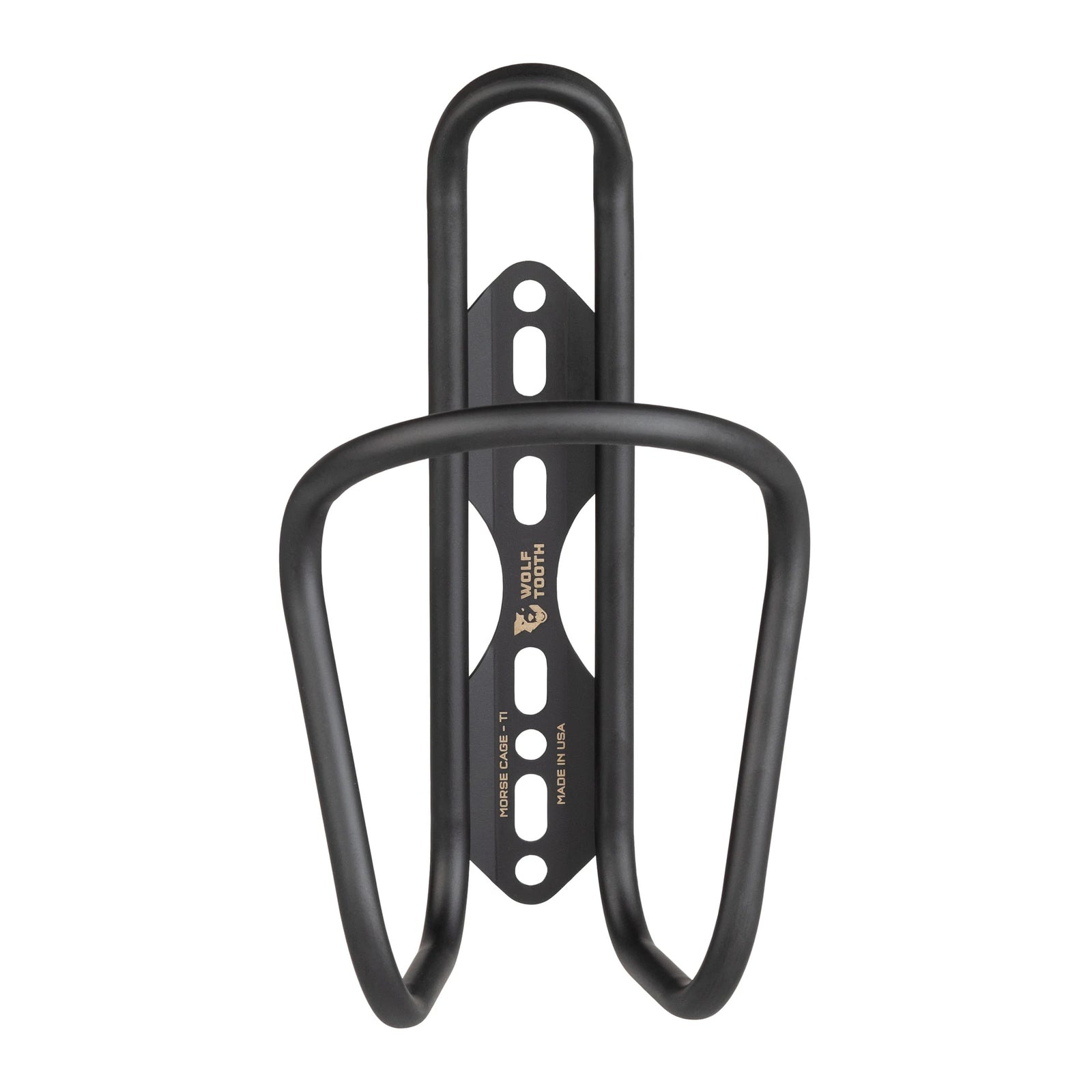 WOLF TOOTH Morse Cage Ti Limited Edition Black