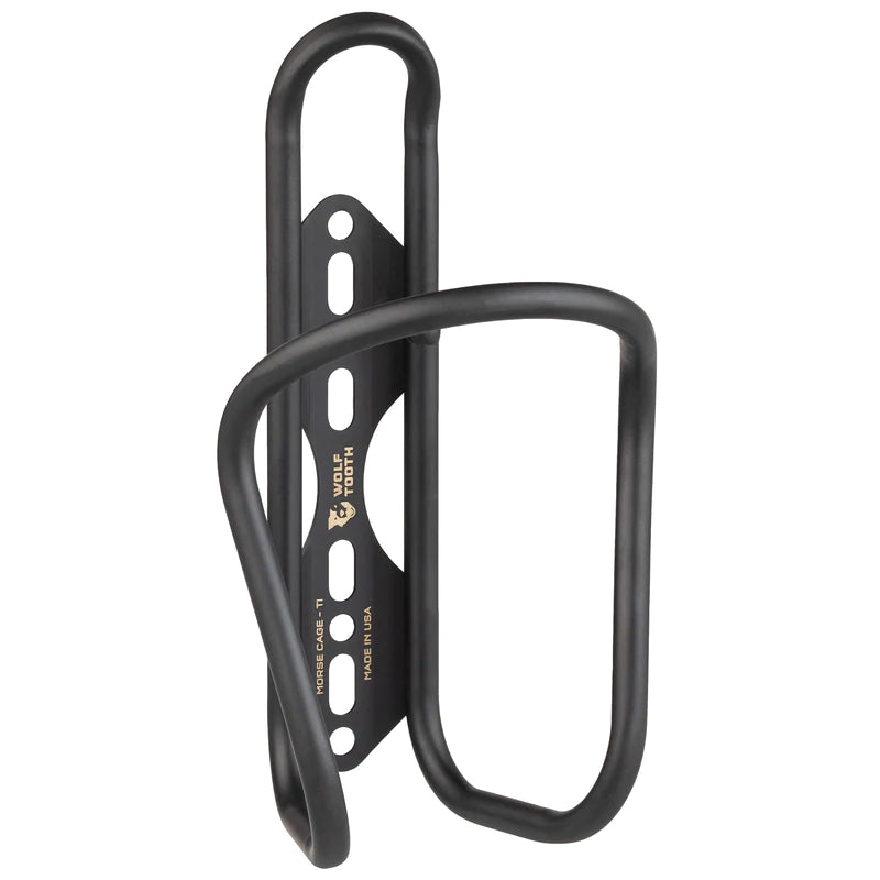 WOLF TOOTH Morse Cage Ti Limited Edition Black