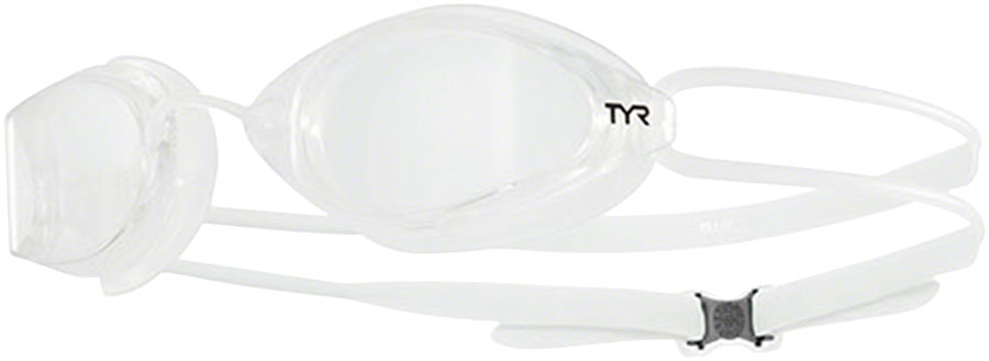 TYR Tracer X Racing Nano Goggle: Clear Frame/Clear Gasket/Clear Lens