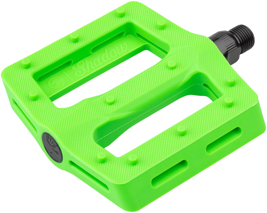 The Shadow Conspiracy Surface Pedals - Platform, Plastic, 9/16", Neon Green