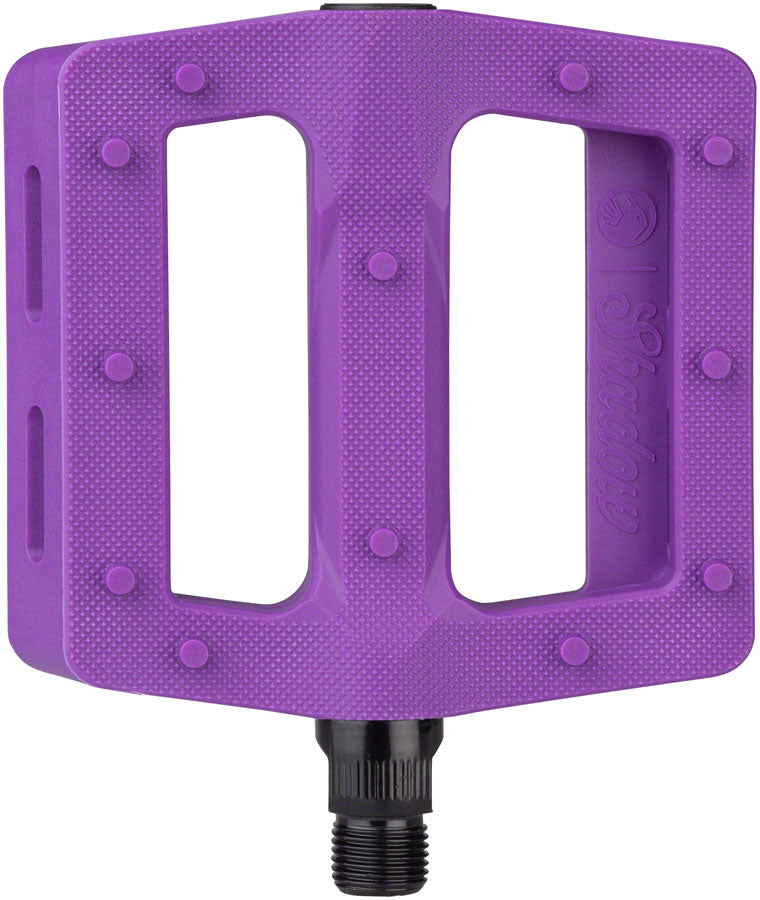 The Shadow Conspiracy Surface Pedals - Platform, Plastic, 9/16", Skeletor Purple