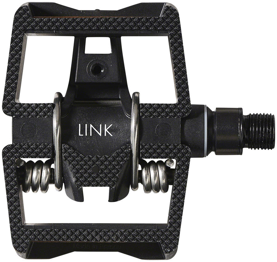 Time ATAC LINK Pedals - Single Sided Clipless with Platform, Aluminum, 9/16", Black