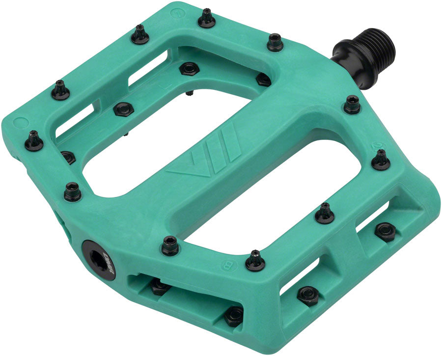 DMR V11 Pedals - Platform, Composite, 9/16", Turquoise
