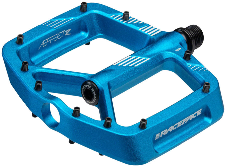 RaceFace Aeffect R Pedals - Platform, Aluminum, 9/16", Blue