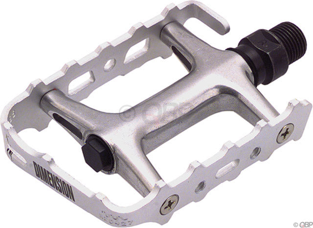 Dimension Mountain Pro Pedals - Platform, Aluminum, 9/16", Silver