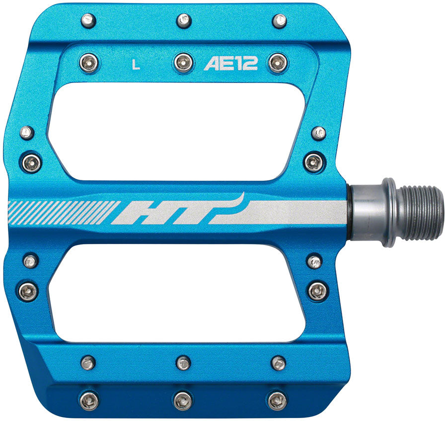 HT Components AE12 Pedals - Platform Aluminum 9/16" Marine Blue