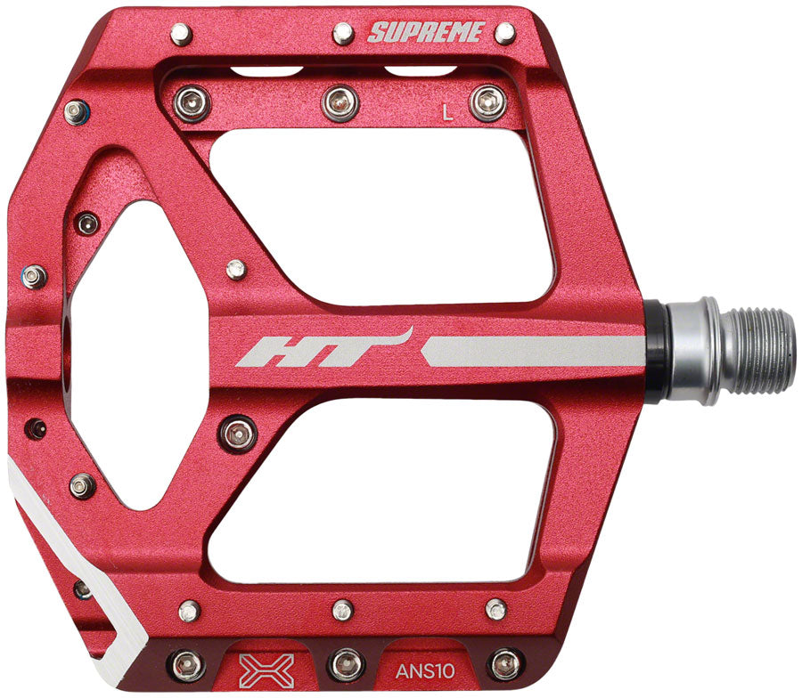 HT Components ANS10 Pedals - Platform Aluminum 9/16" Red